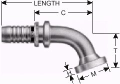 G20359.  Extreme pressures hydraulic fitting