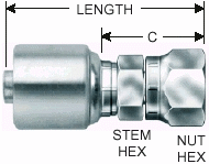 G25170.  Hydraulic fitting.