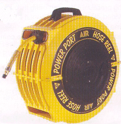 Power Port Auto rewind, air tool hose reel